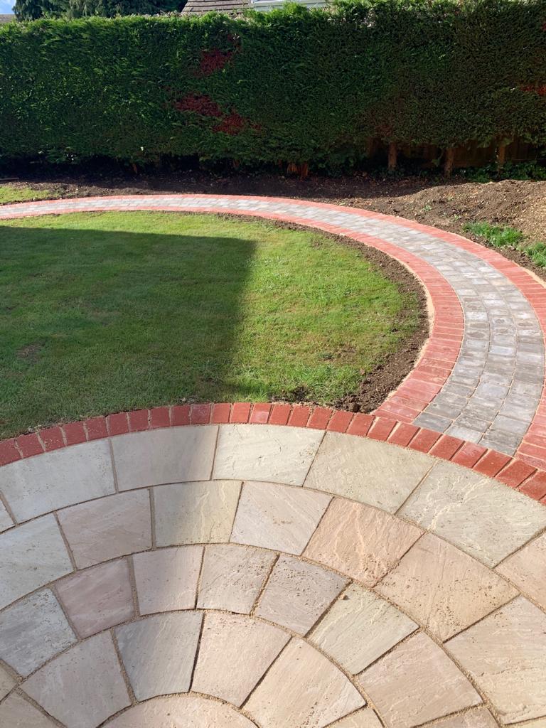 Garden path and walkway laid by JRB Block Paving in Swindon